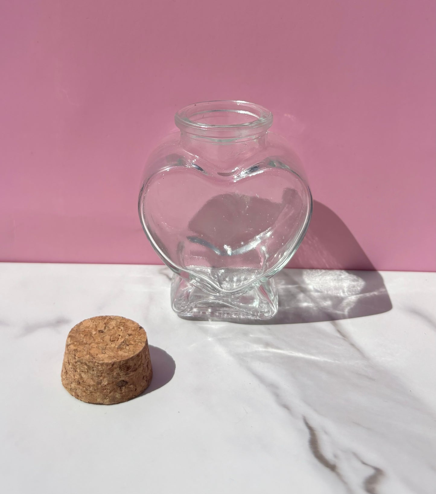 Heart of Glass Stash Jar