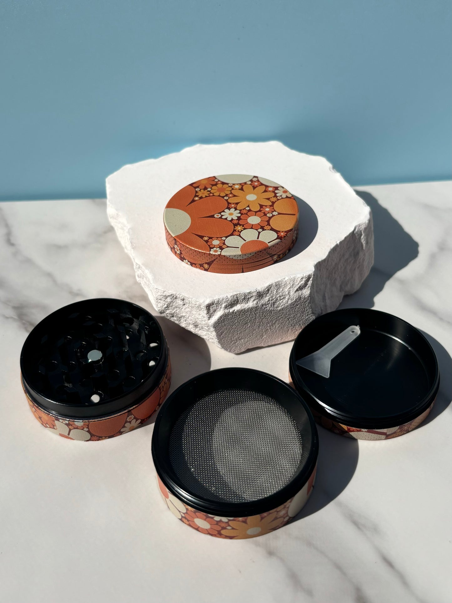 Orange Flower Grinder