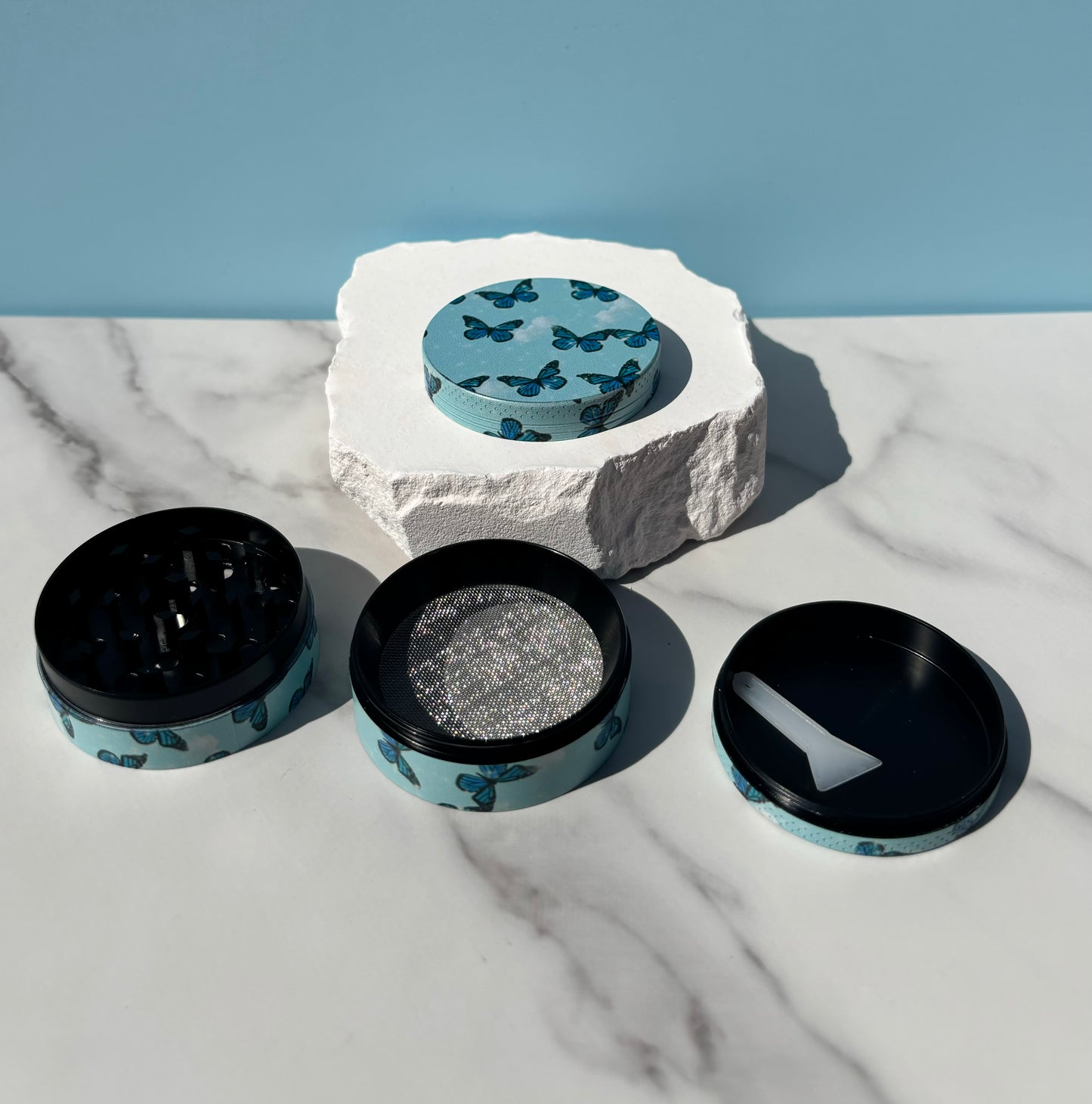 Blue Butterflies Grinder