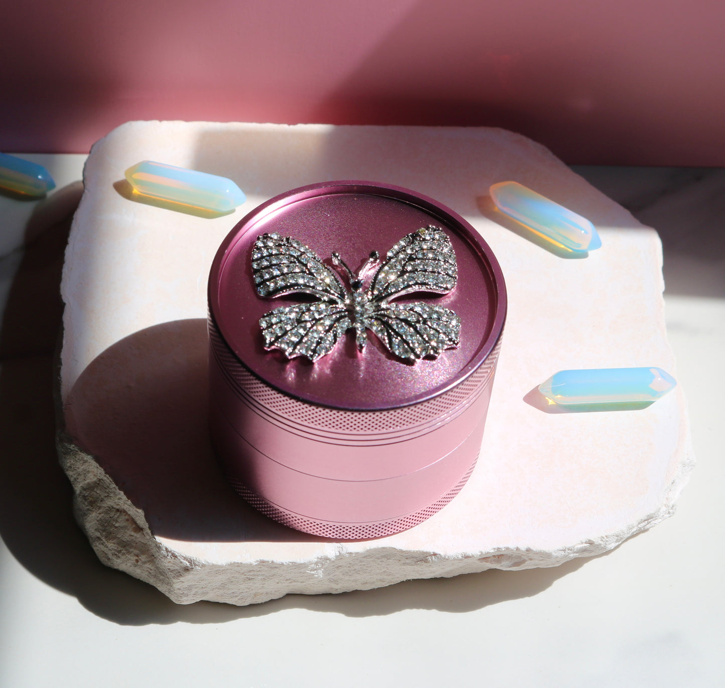 Pink Butterfly Grinder