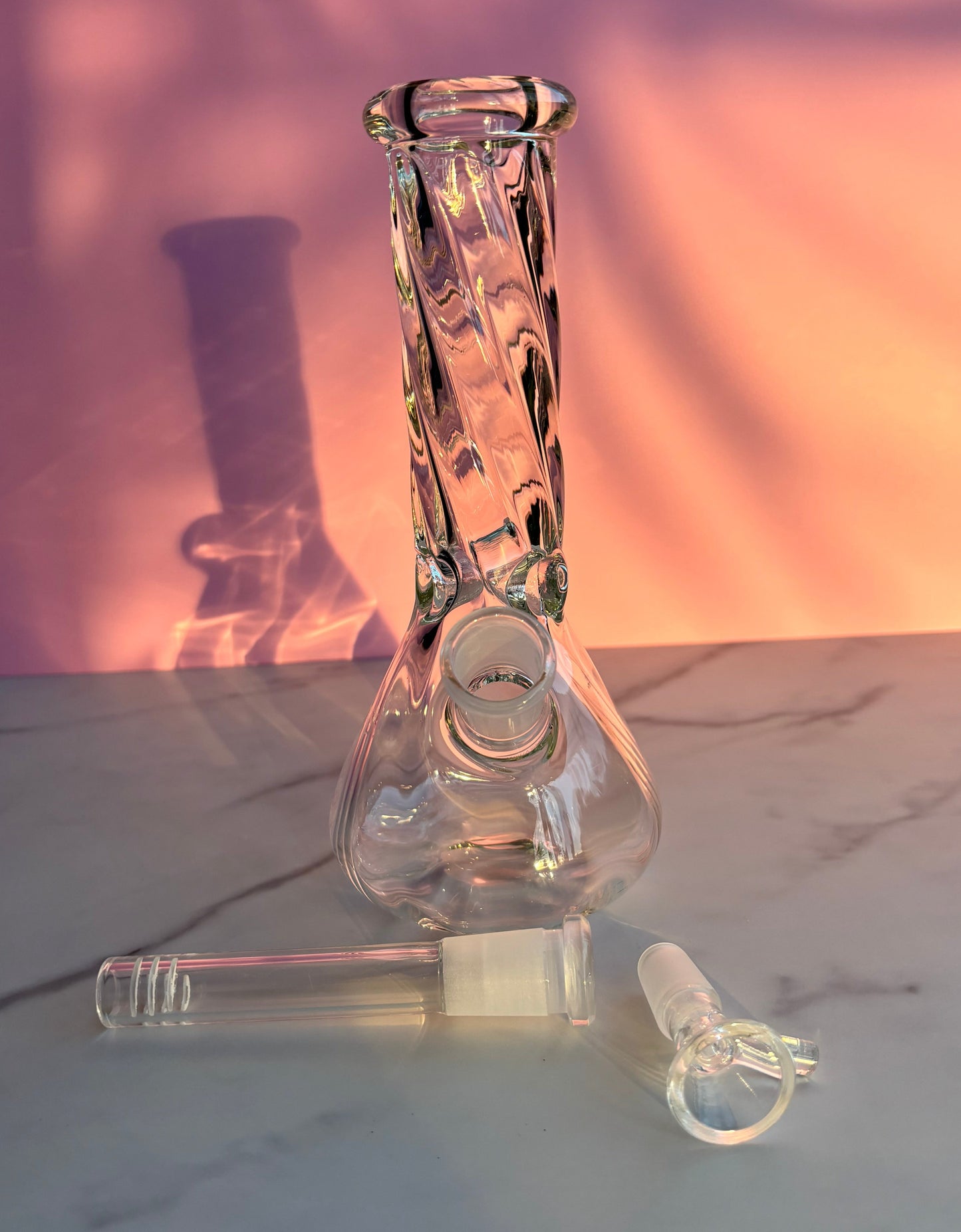 Luminous Swirls Bong