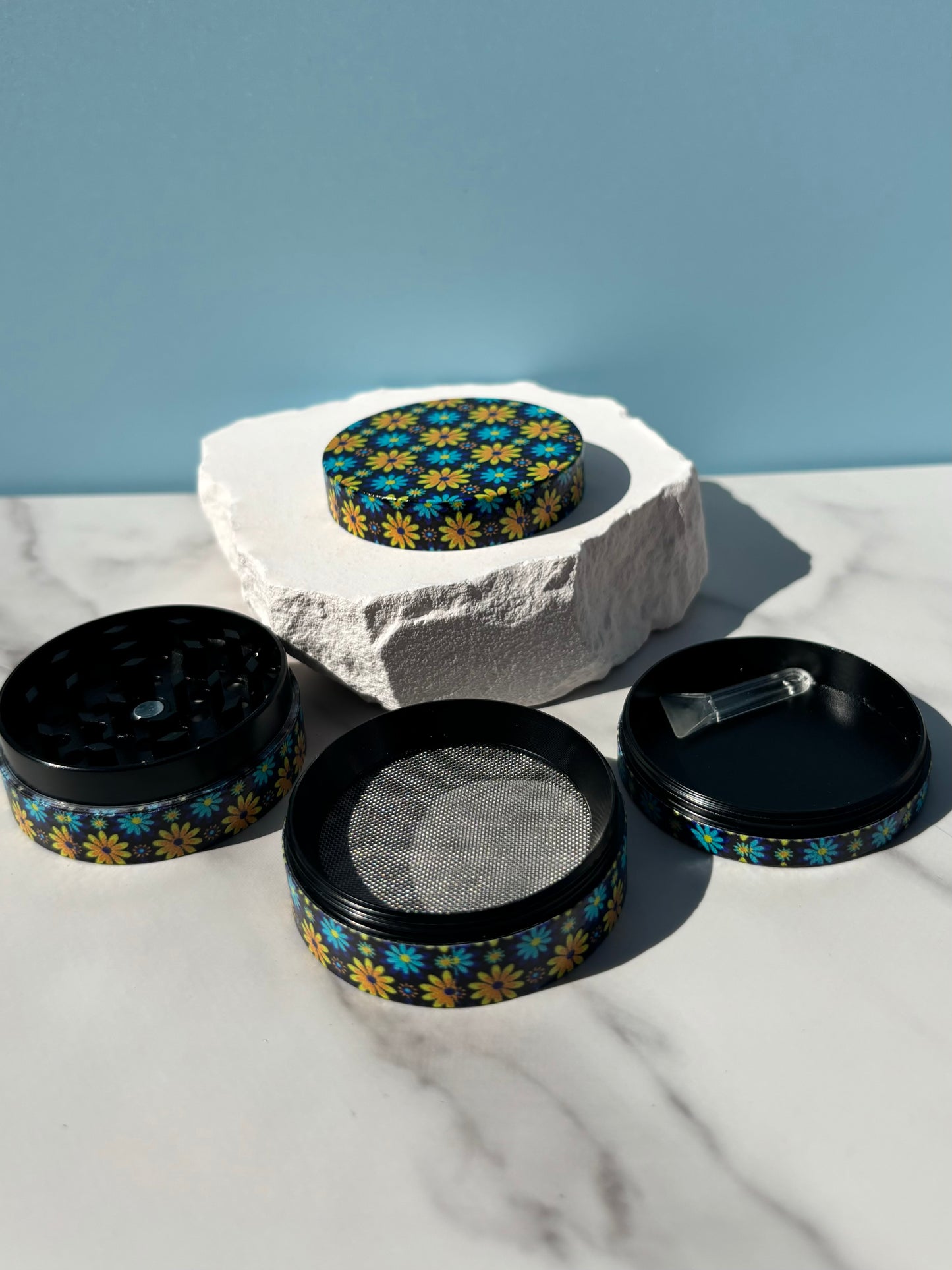 Blue Daisies Grinder