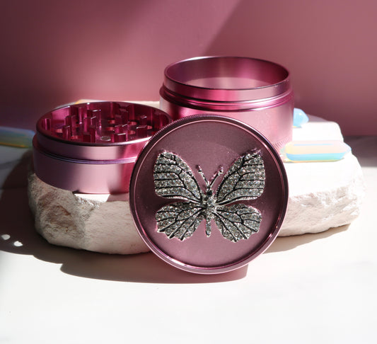 Pink Butterfly Grinder